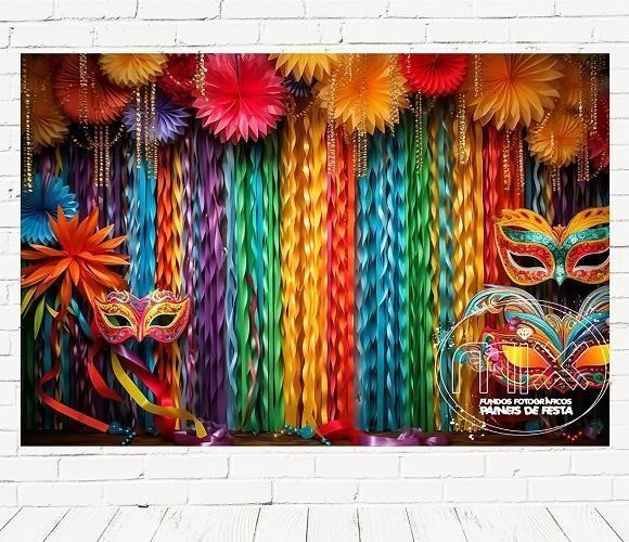 Imagem de Fundo Fotográfico Em Tecido Cenario Carnaval - 260X178
