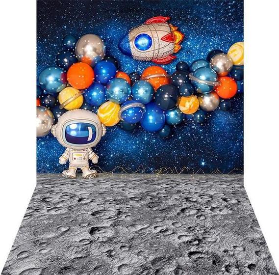 Imagem de Fundo Fotográfico Newborn Astronauta Gálaxia 2,5X3,0 Ffg-125