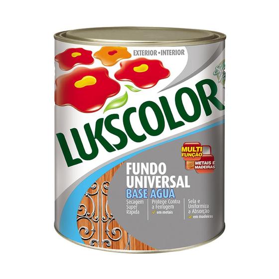 Imagem de Fundo Prep Base Água Metal/Madeira Lukscolor 900ml