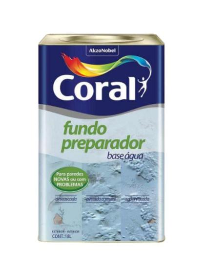 Imagem de Fundo preparador b/ água 18l coral