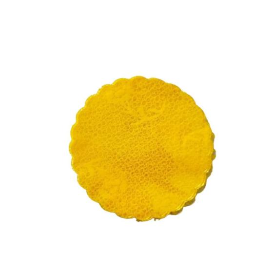 Imagem de Fundo Rendado Plástico Tapetinho Doces Nº 7 Amarelo - 100 un