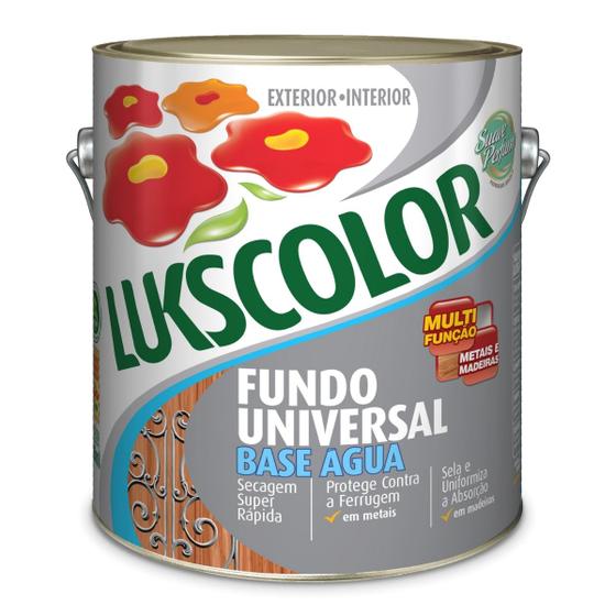 Imagem de Fundo Universal Base Água Preparador Parede Teto Interior Exterior Segura Pintura 3,6L - Incolor