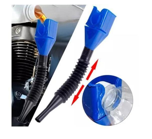 Imagem de Funil Com Adaptador De Galão Reabastecimento Dobrável - Só Qualidade