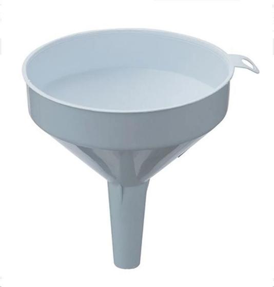 Imagem de Funil plastico uso geral 180mm - branco 1413-1