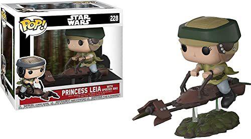 Imagem de Funko 23253 Pop Deluxe: Leia em Speeder Bike Collectible V