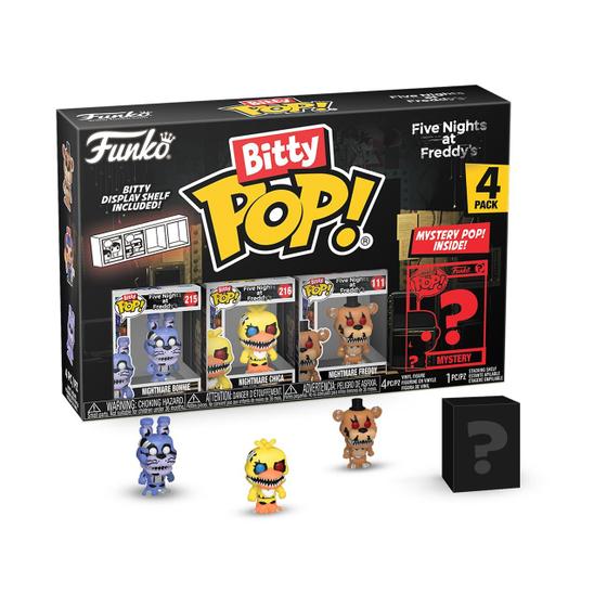 Imagem de Funko Bitty Pop! Cinco Noites - Pacote com 4 Mini Brinquedos Colecionáveis