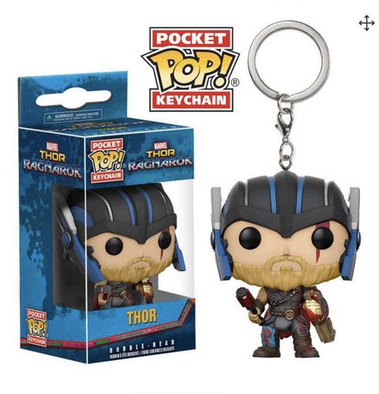 Imagem de Funko Pocket Pop Keychain Marvel Thor: Ragnarok Thor