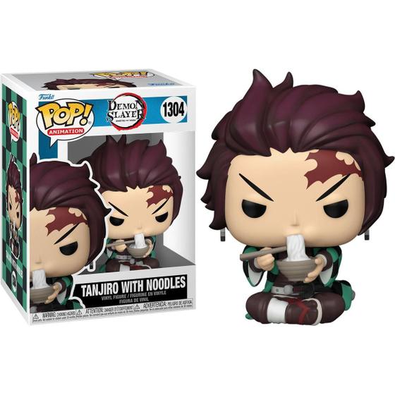 Imagem de Funko Pop 1304 - Tanjiro W/ Noodles