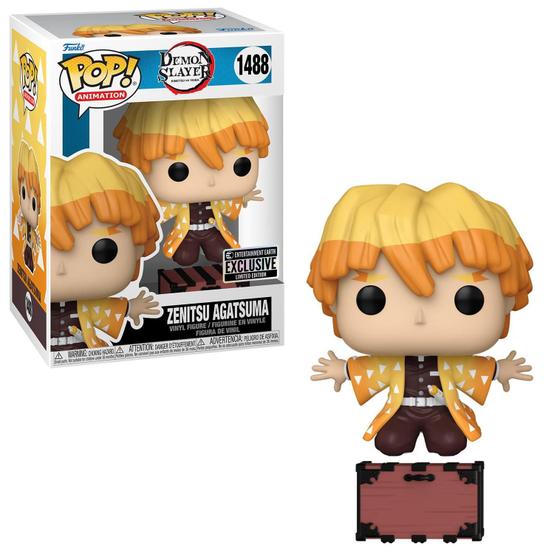 Imagem de Funko pop 1488 - zenitsu agatsuma kneeling (demon slayer)