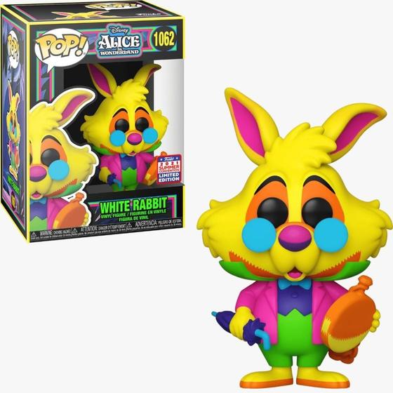 Imagem de Funko Pop! Alice: White Rabbit 1062 Black Light *SDCC 2021*