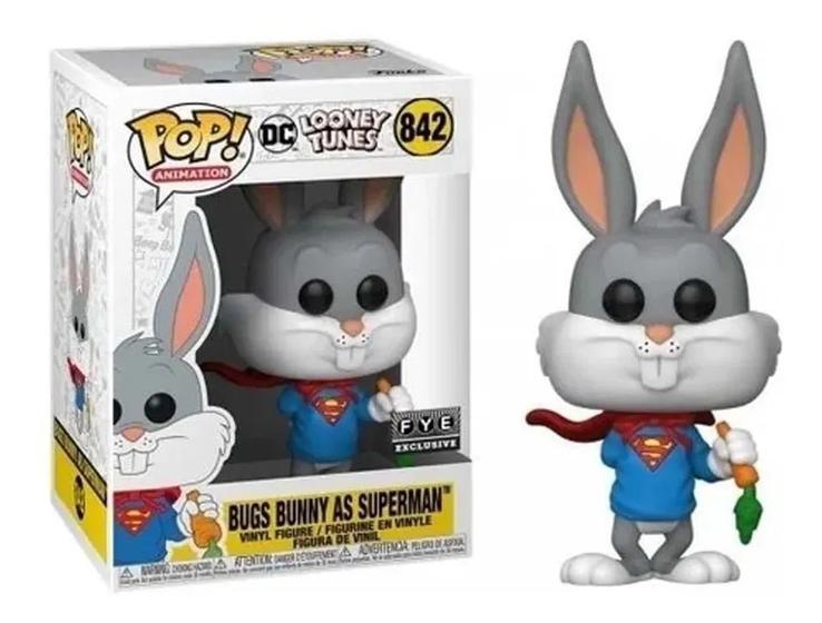 Imagem de Funko Pop! Animation: Looney Tunes - Bugs Bunny As Superman 842