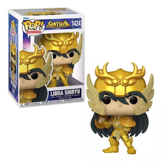 Imagem de Funko Pop! Animation: Saint Seiya - Libra Shiryu 1424 Dourado