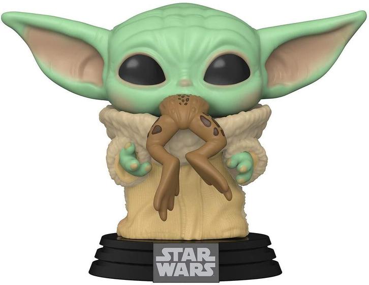 Imagem de Funko Pop Baby Yoda 379 The Child w Frog - Star Wars The Mandalorian
