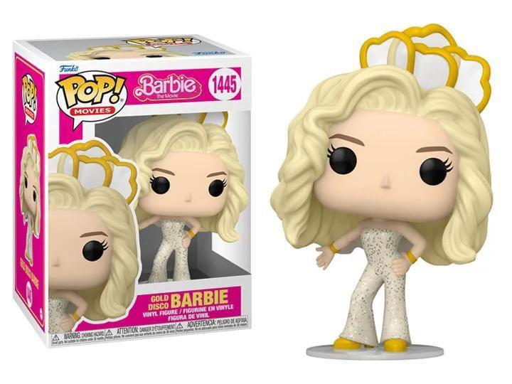 Imagem de Funko Pop Barbie Gold Disco 1445 - Boneco de 10cm