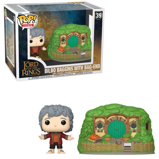 Imagem de Funko Pop Bilbo Baggins with Bag-End 39 O Senhor dos Anéis