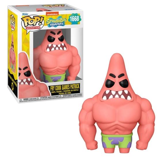 Imagem de Funko Pop Bob Esponja Patrick nos Jogos do Mestre-Cuca 1668