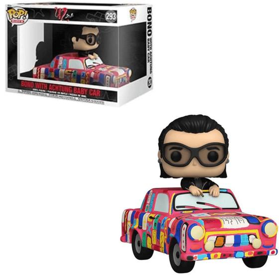 Imagem de Funko Pop Bono with Baby Car 293 Pop! Rides U2 Zoo Tv Tour