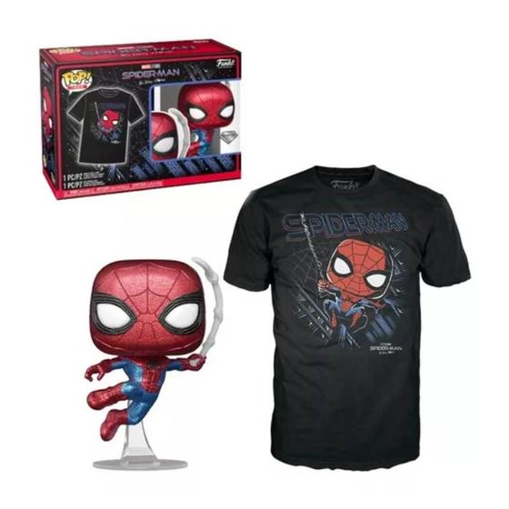 Imagem de Funko Pop Box Marvel Spider-man 1160 Diamond - Tamanho M