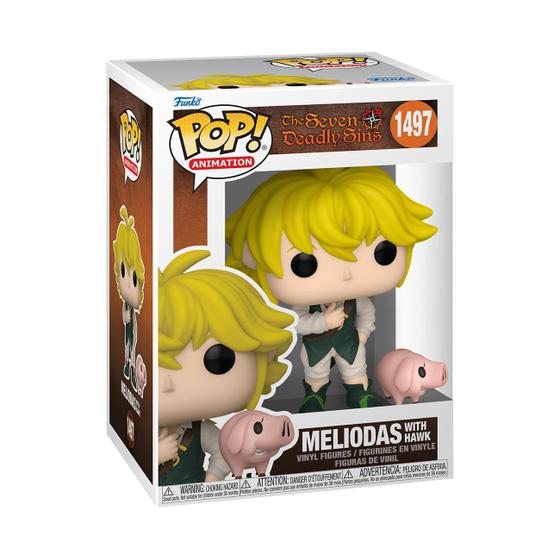 Imagem de Funko Pop! & Buddy: The Seven Deadly Sins - Meliodas com Hawk