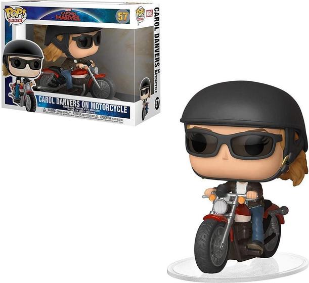 Imagem de Funko Pop Captain Marvel 57 Carol Danvers On Motorcycle