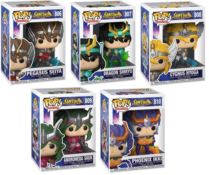 Funko Pop Cavaleiros dos Zodiaco Saint Seiya - Kit c/ 5 - Funko ...