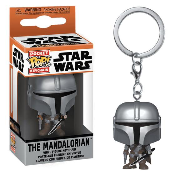 Imagem de Funko Pop Chaveiro Keychain Star Wars The Mandalorian