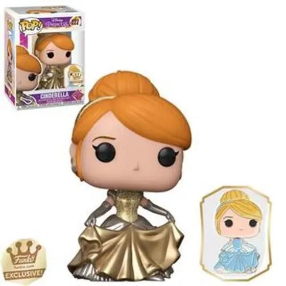 Imagem de Funko Pop! Cinderella 222 Com Pin Disney