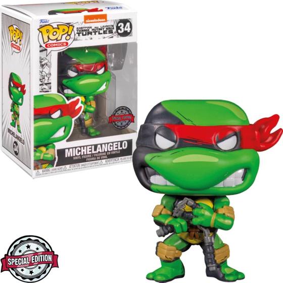 Imagem de Funko Pop Comics TMNT Tartarugas Ninja 1984 Michelangelo 34