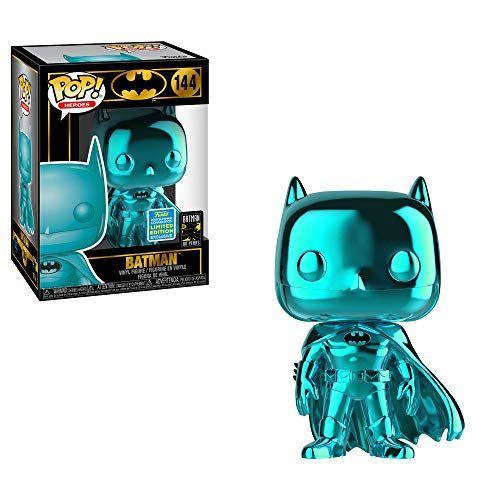 Imagem de Funko Pop! DC Batman 80 Anos Teal Chrome Batman 2019 Shareer Exclusive SDCC