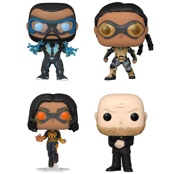 Imagem de Funko POP! DC Black Lightning - Conjunto Colecionador com 4 Figuras