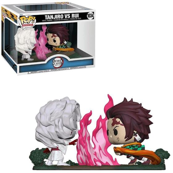 Imagem de Funko Pop Demon Slayer 1034 Tanjiro vs Rui