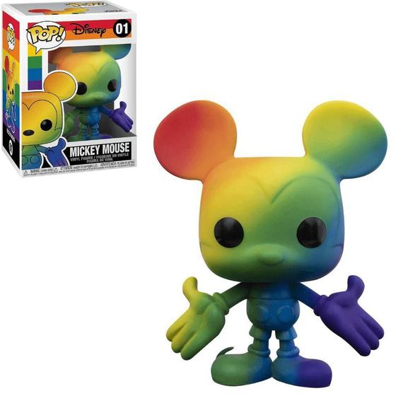 Imagem de Funko Pop Disney 01 Mickey Mouse Rainbow