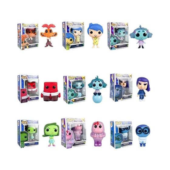 Funko Pop Disney Divertida - Personagens do Filme Divertida Mente ...