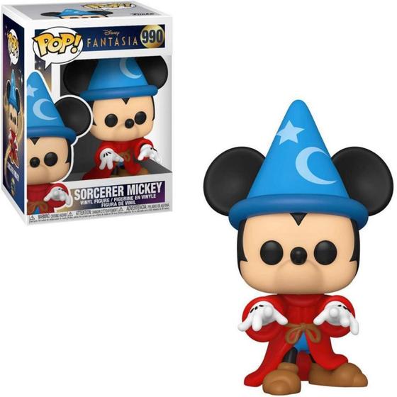 Imagem de Funko Pop Disney Fantasia 990 Sorcerer Mickey