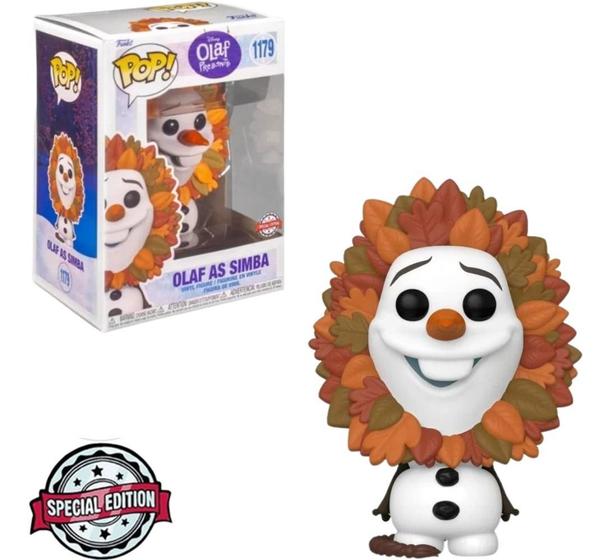 Imagem de Funko Pop Disney Olaf Presents Exclusive  Olaf As Simba 1179