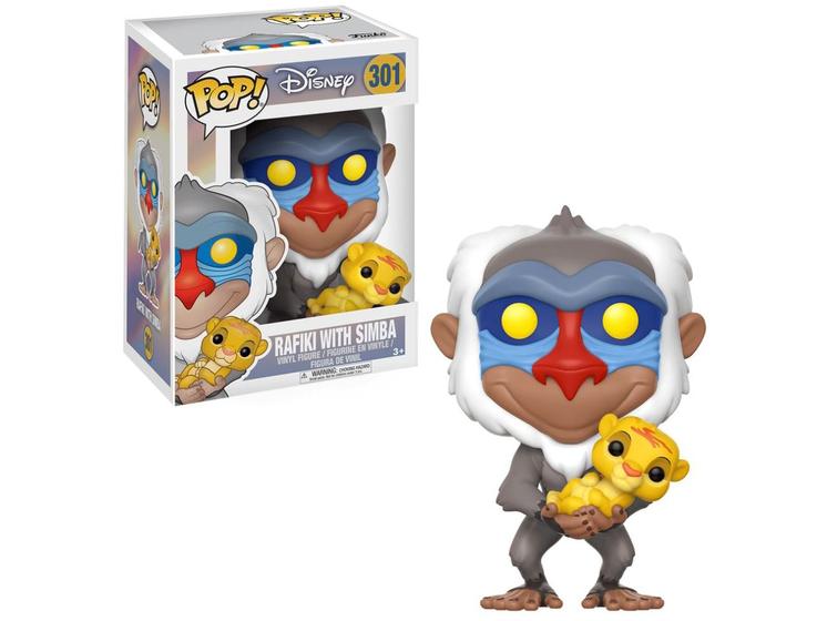Imagem de Funko Pop! Disney Rafiki com Simba