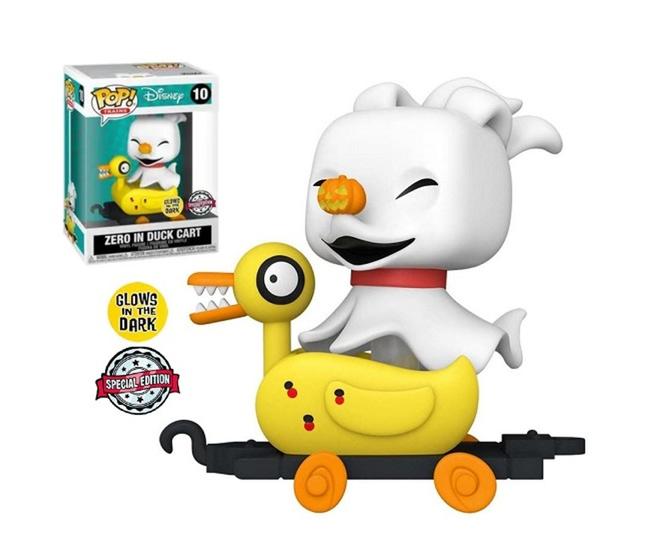 Funko Pop - Nightmare Before Christmas Zero in Duck Cart GITD #10 main image 1
