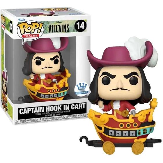 Imagem de Funko Pop! Disney Villains - Captain Hook In Cart 14 Ex