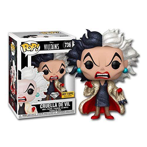 Imagem de Funko Pop Disney Villains Cruella De Vil Vinil Figura - Pop 736 - Diamond Collection Exclusive