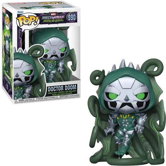 Imagem de Funko Pop - Doctor Doom Mech Strike Monster Hunters Marvel 990 - Original