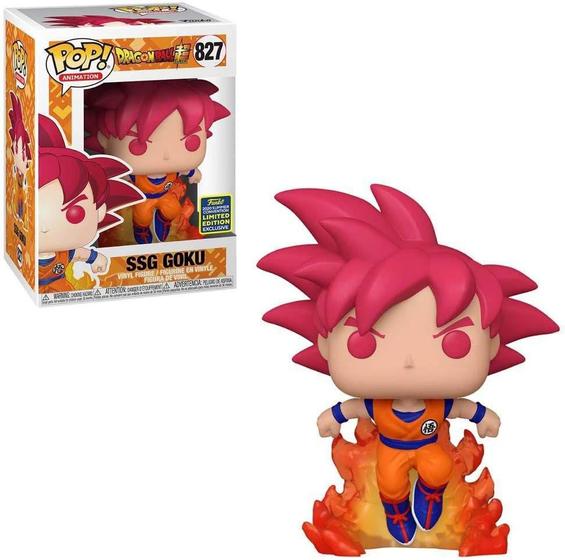 Funko Pop Dragon Ball Super 827 SSG Goku Sdcc 2020 Menor preço em Funko Pop Dragon Ball Super 827 SSG Goku Sdcc 2020
