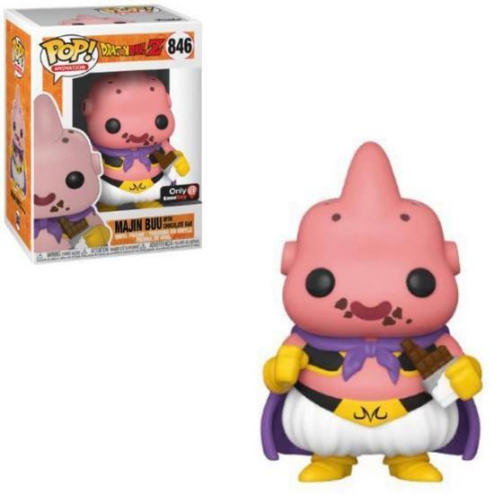 Imagem de Funko Pop Dragon Ball Z 846 Majin Buu w/ Chocolate Bar Exclusive