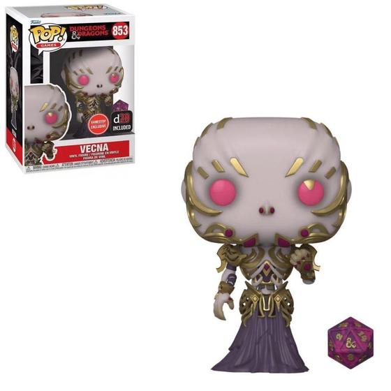 Imagem de Funko Pop Dungeons & Dragons 853 Vecna c/ Dado D20 Exclusive