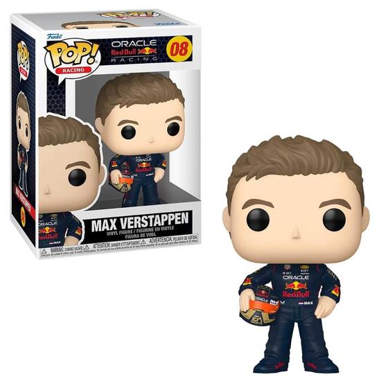 Imagem de Funko Pop F1 08 Max Verstappen Red Bull Racing