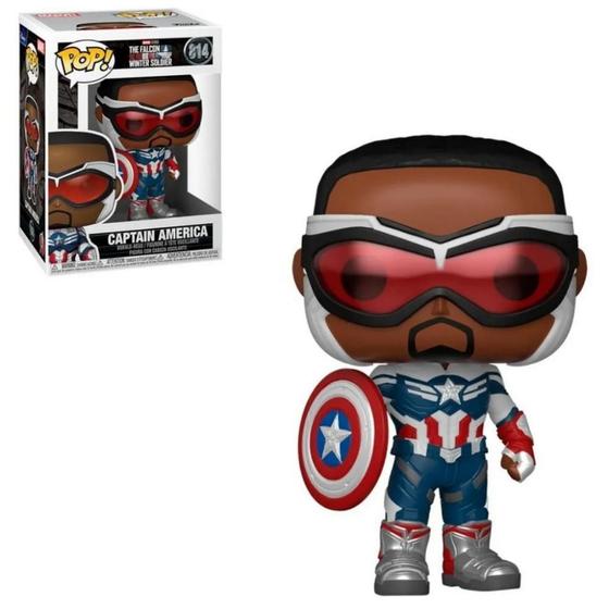 Imagem de Funko Pop Falcon And The Winter Soldier 814 Captain America