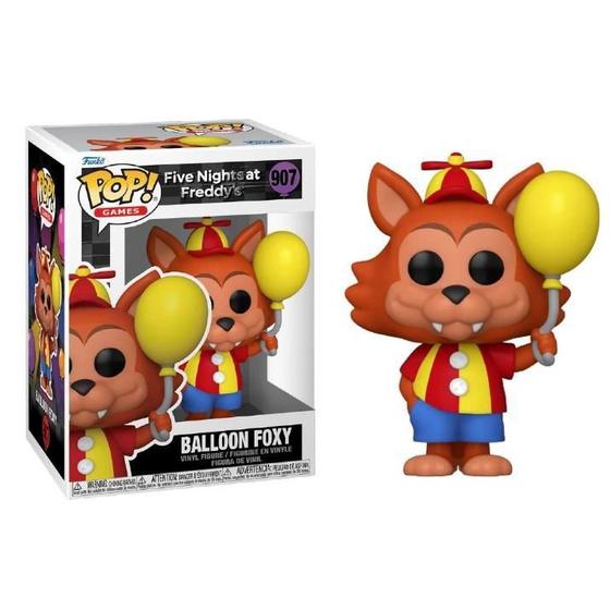 Imagem de Funko Pop Five Nigths Freddy Balloon Foxy 907 Novo Original