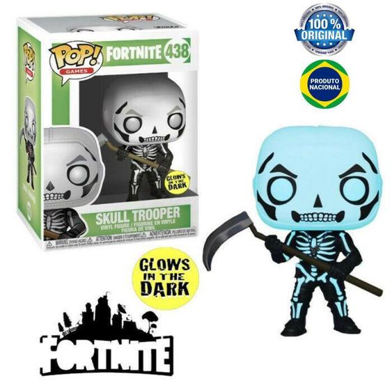 Imagem de Funko Pop Fortnite - Skull Trooper (Glow) 438