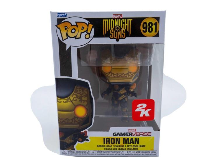 Imagem de Funko Pop! Gameverse Midnight Suns Homem de Ferro 981 Glow-in-T