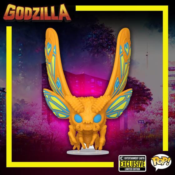 Imagem de Funko Pop! Godzilla & Mothra - Boneco de Vinil com Iluminação Negra