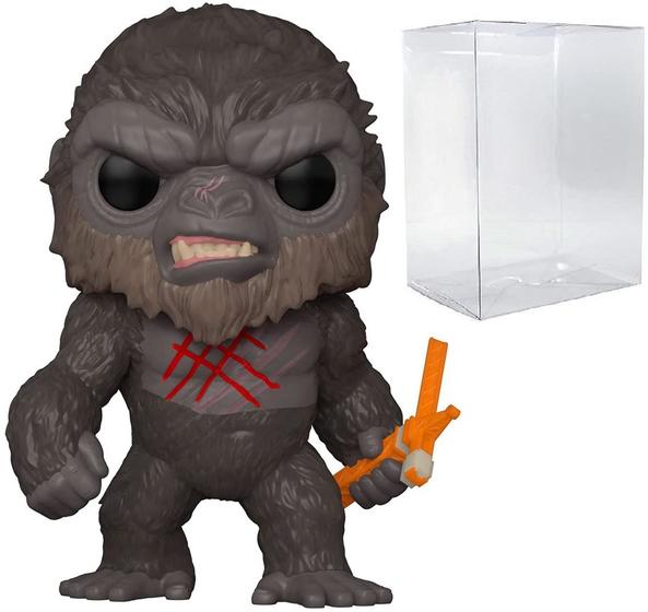 Imagem de Funko Pop Godzilla vs Kong - King Kong com Cicatrizes de Batalha (com Protetor para Caixa)